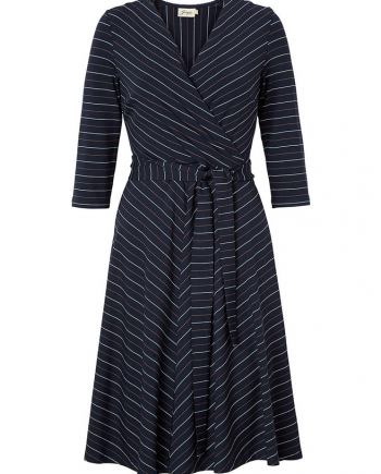 Inger pinstripe navy mekko