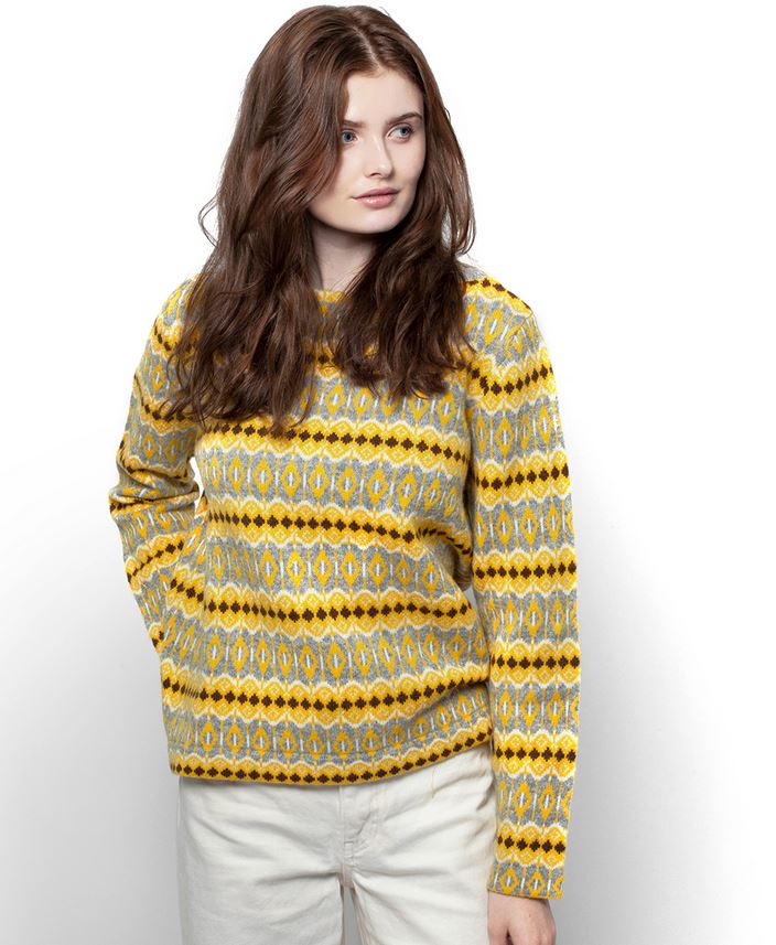 Jumperfabriken Celeste Yellow neulepusero