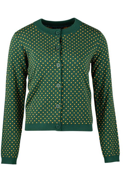 Zilch cardigan dots Forest